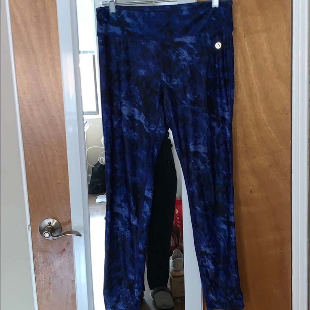 Blue Athletic Leggings